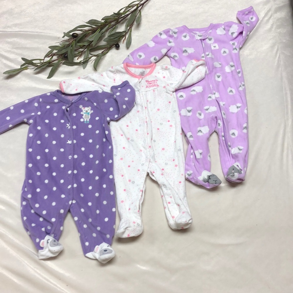 Fleece Carters foot sleepers